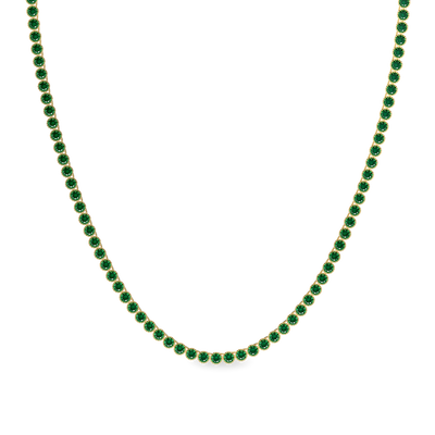 Vernal Gemstone Tennis Necklace