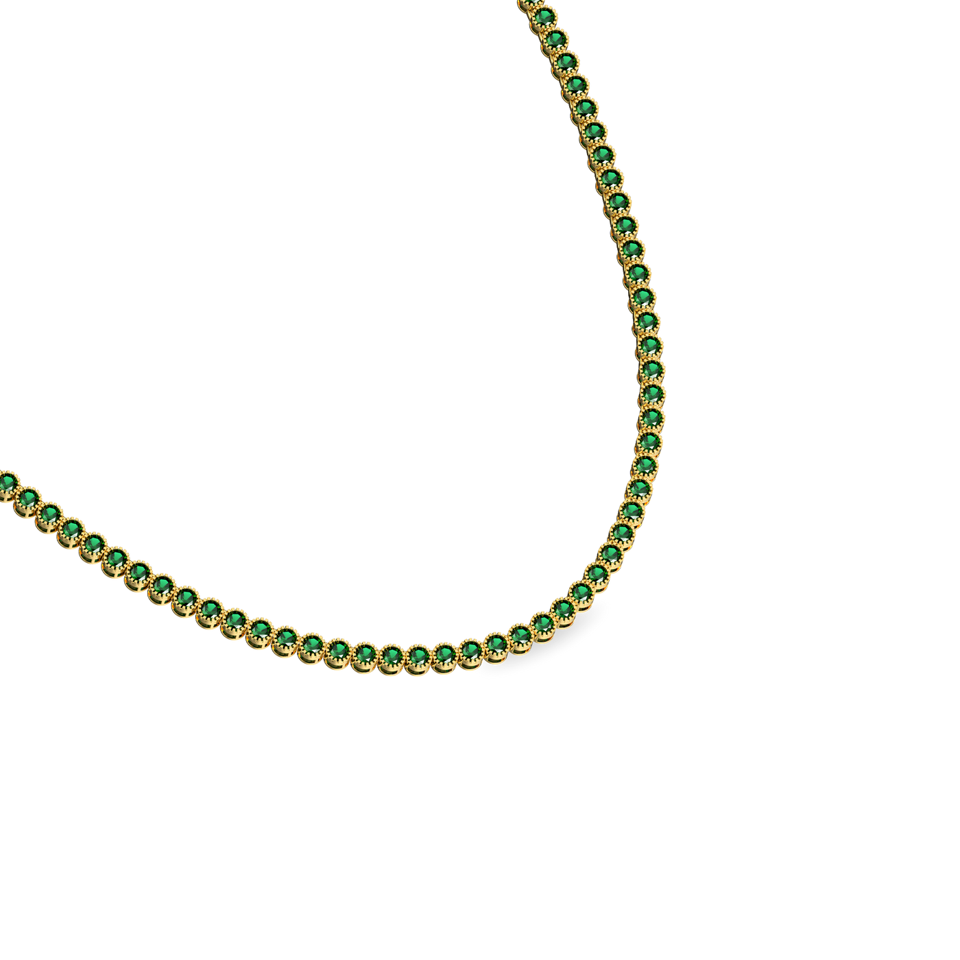 Vernal Gemstone Tennis Necklace