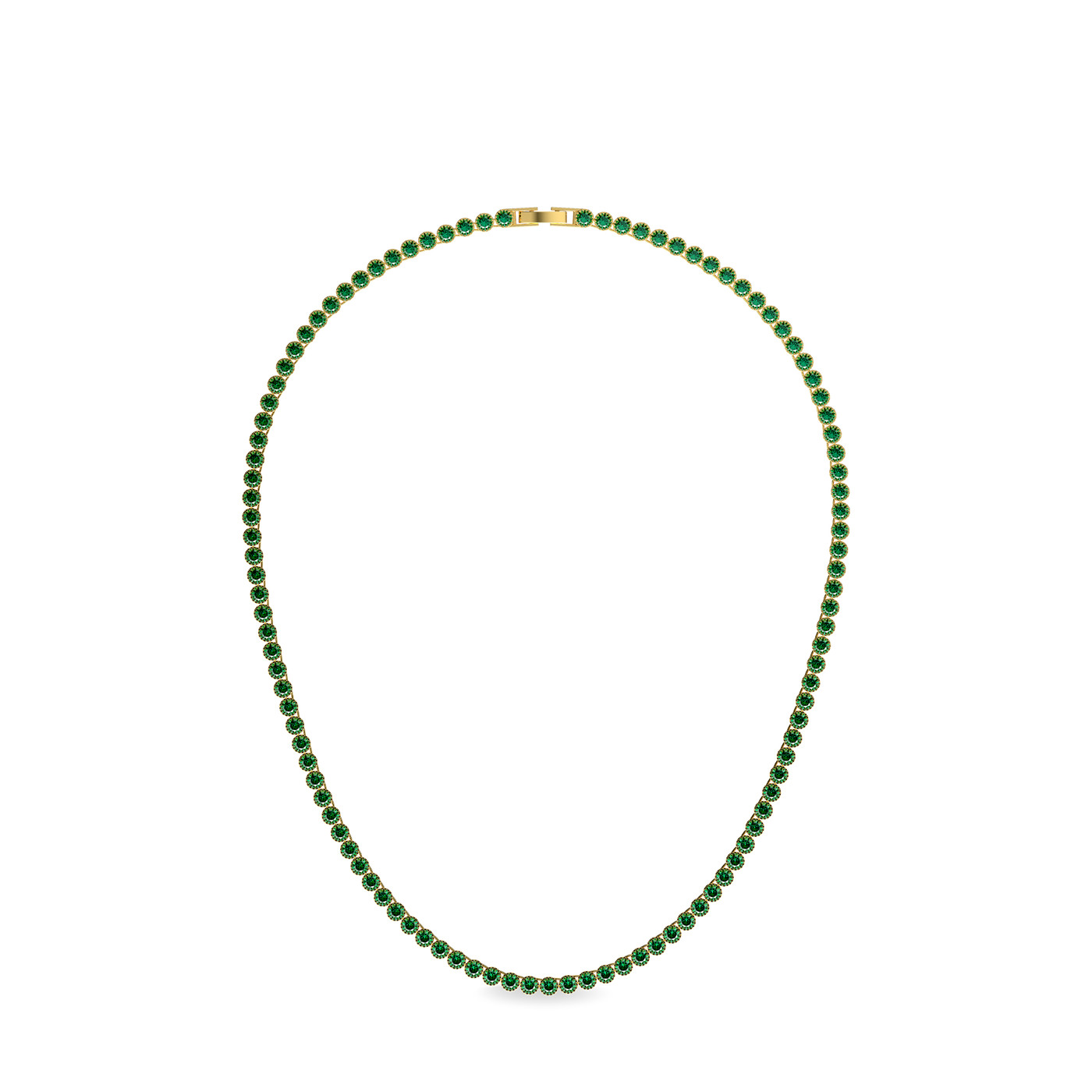 Vernal Gemstone Tennis Necklace