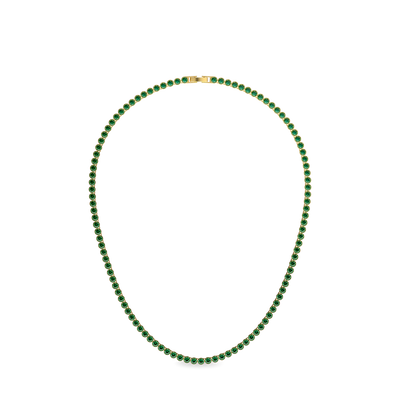 Vernal Gemstone Tennis Necklace