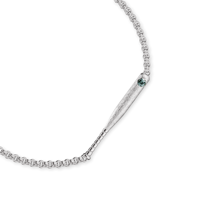 Braccialetto "The Baseball" Bat, Diamante Verde