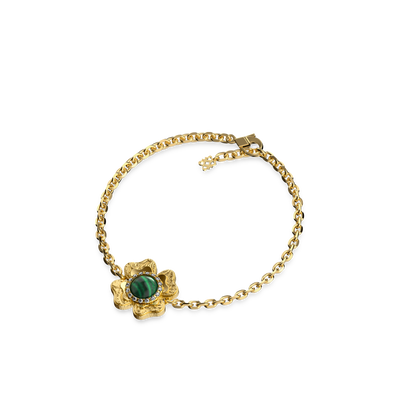 Pulsera 'The Spiritual' de trébol, halo de diamante blanco