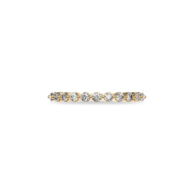 Round Diamond Half Eternity Ring