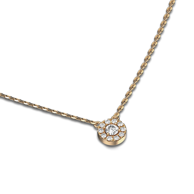 Halo Diamond Necklace