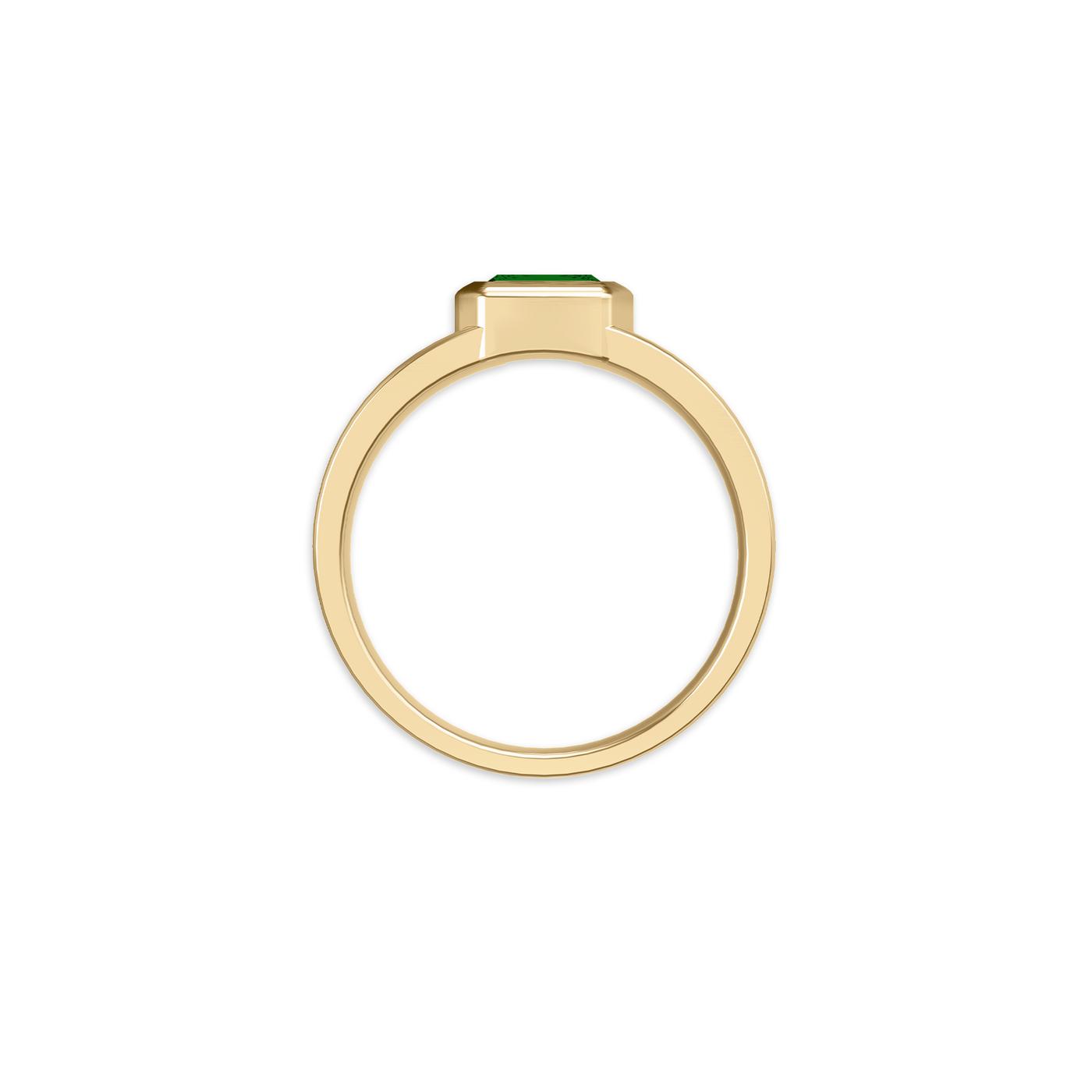 Orbital Gemstone Band Ring