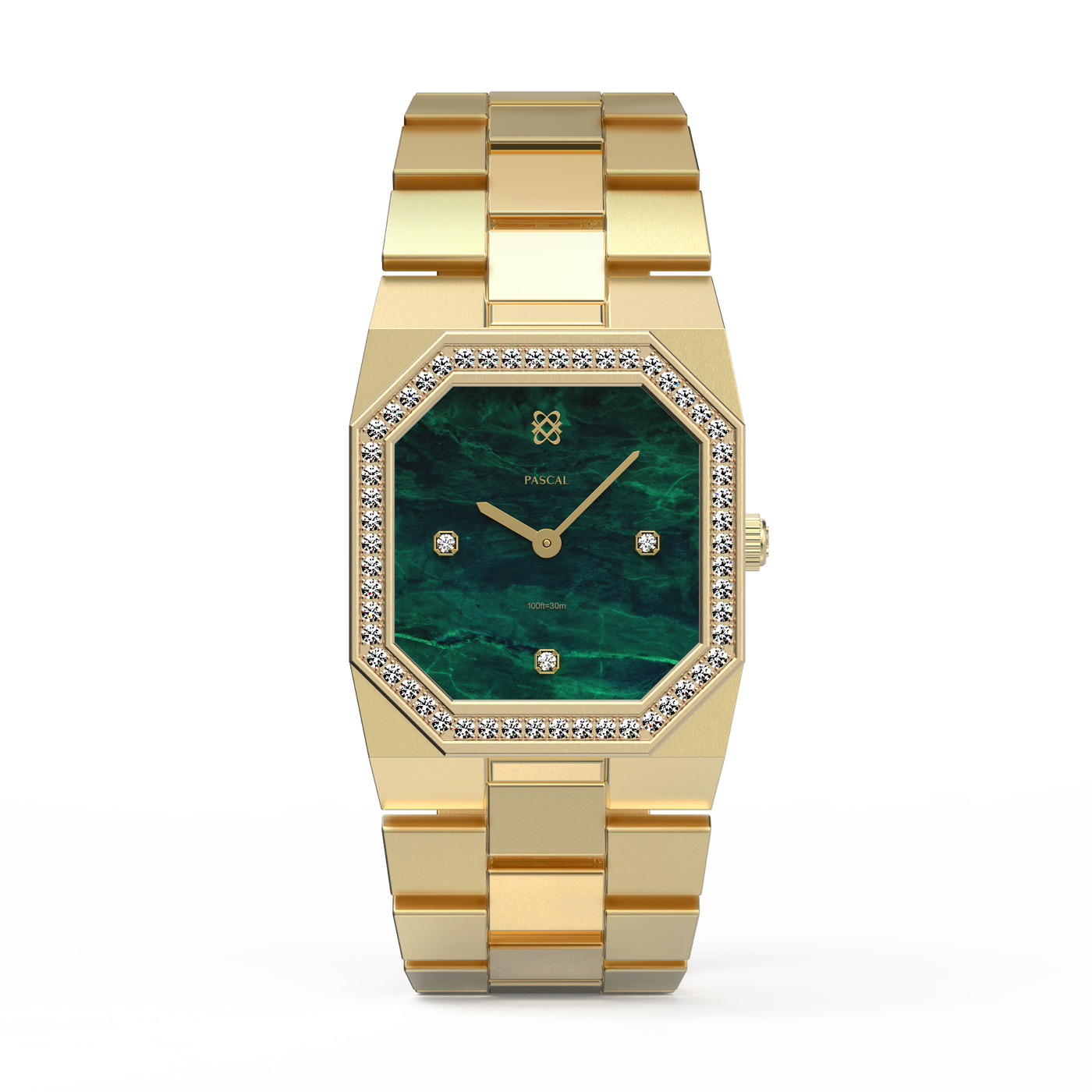 Octagonal Halo Diamond Watch