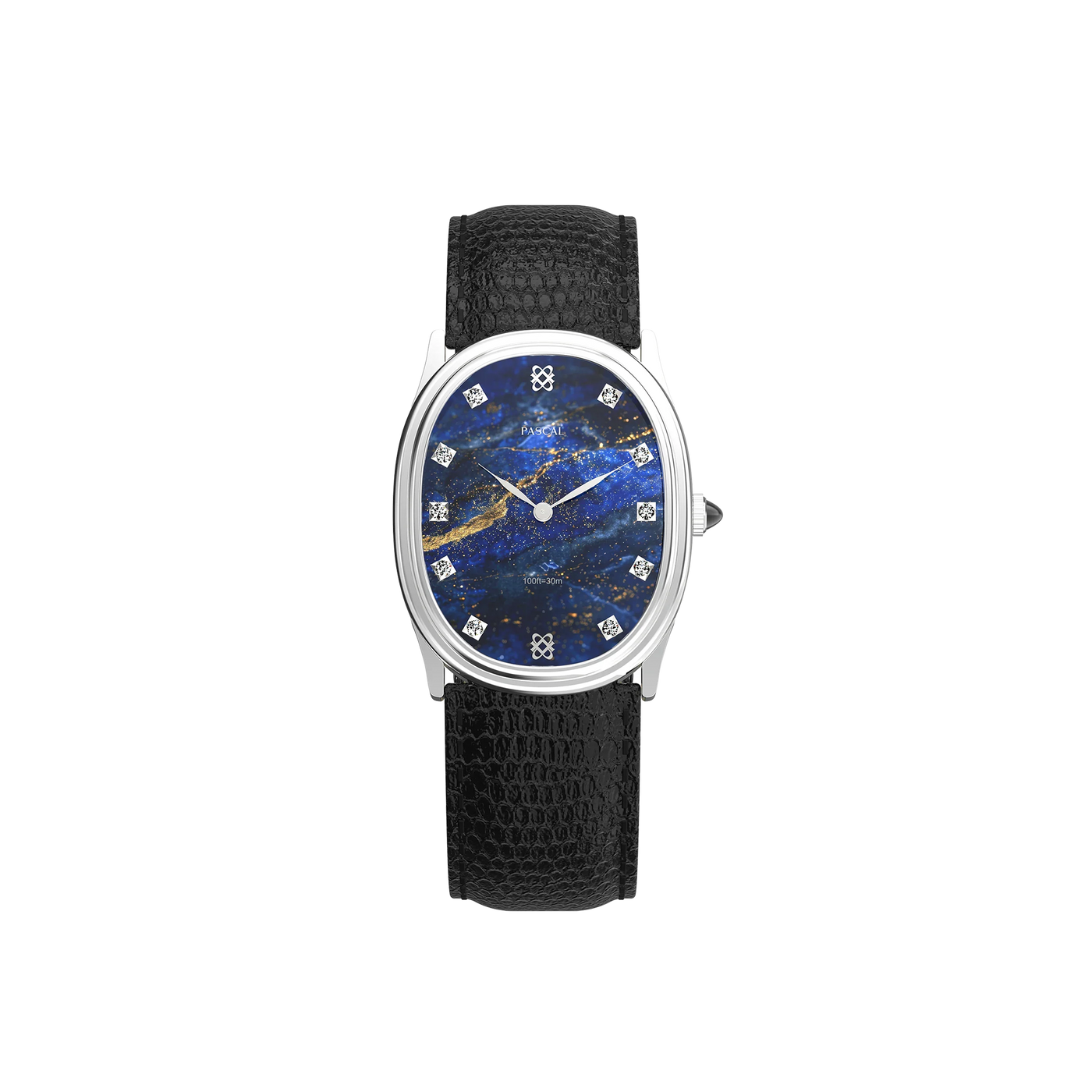 Oval Orbit Diamond Watch (27.5mm x 34mm) in Galactic Dawn - PASCAL