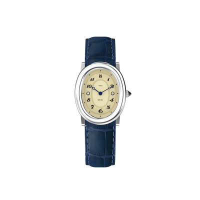 Oval Bubble Diamond Watch (24mm x 30mm) in Abysmal Sea - PASCAL