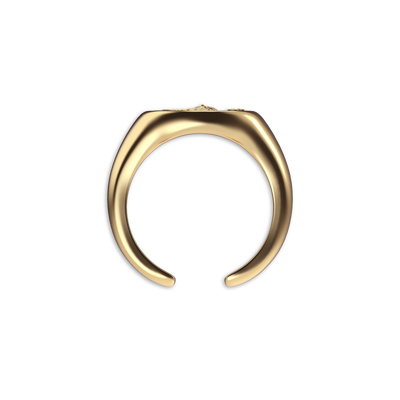 'Zodiac' Diamond Signet Ring, Aries