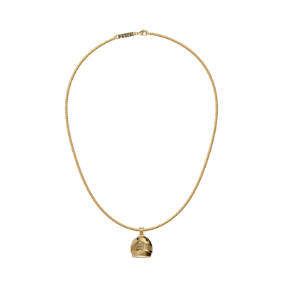 Pendente de Capacete "The Speed", Pavé de Diamantes Brancos