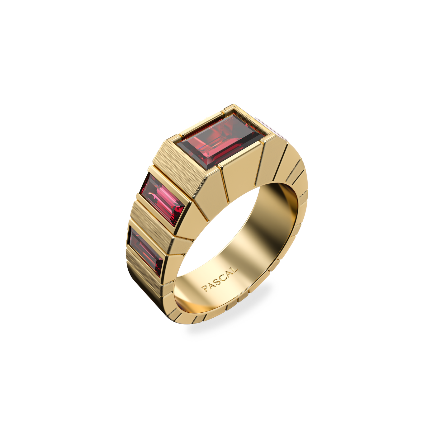 'Parthènope' Gemstone Band Ring