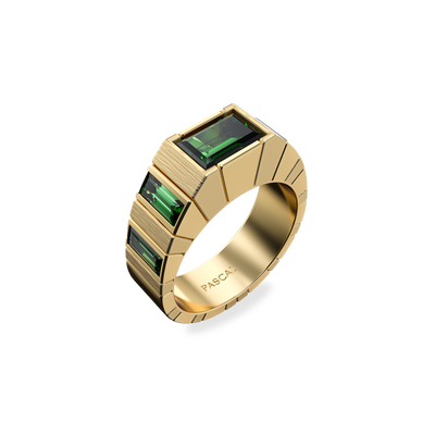 'Parthènope' Gemstone Band Ring