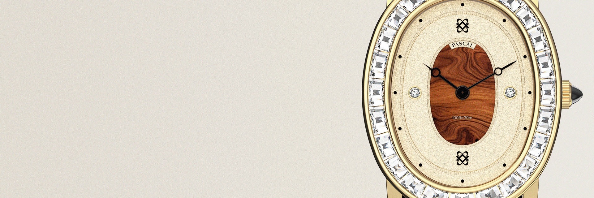 Watch Refinement Oval Diamond Watches | PASCAL