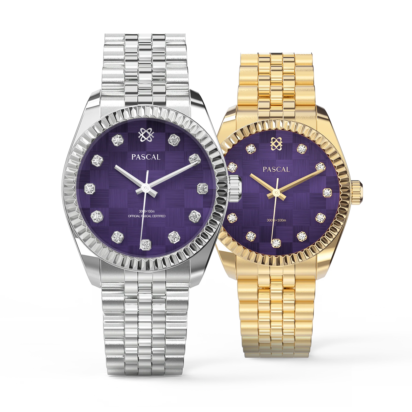 Timeless Classic Diamond Couple Watches