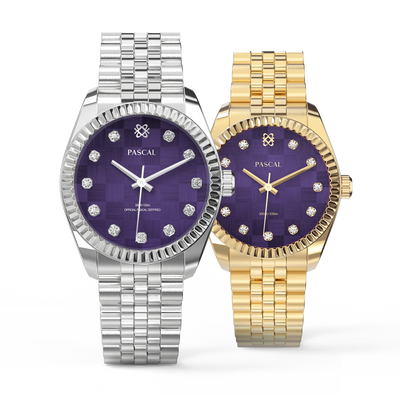 Timeless Classic Diamond Couple Watches