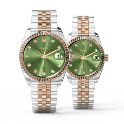 Timeless Classic Diamond Couple Watches