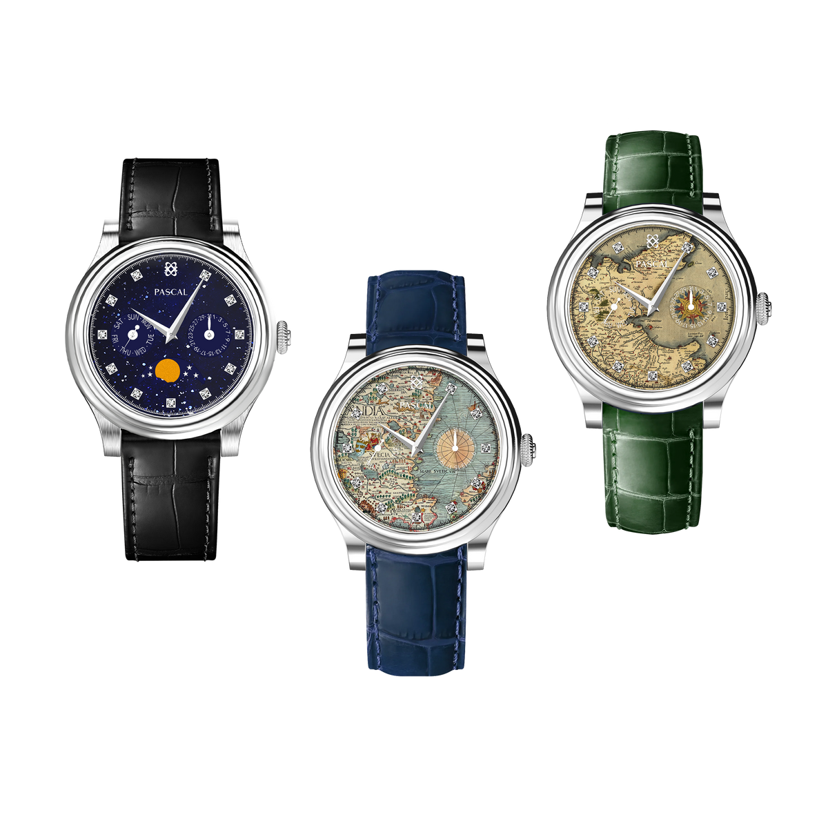 Navigator Diamond Watch | PASCAL