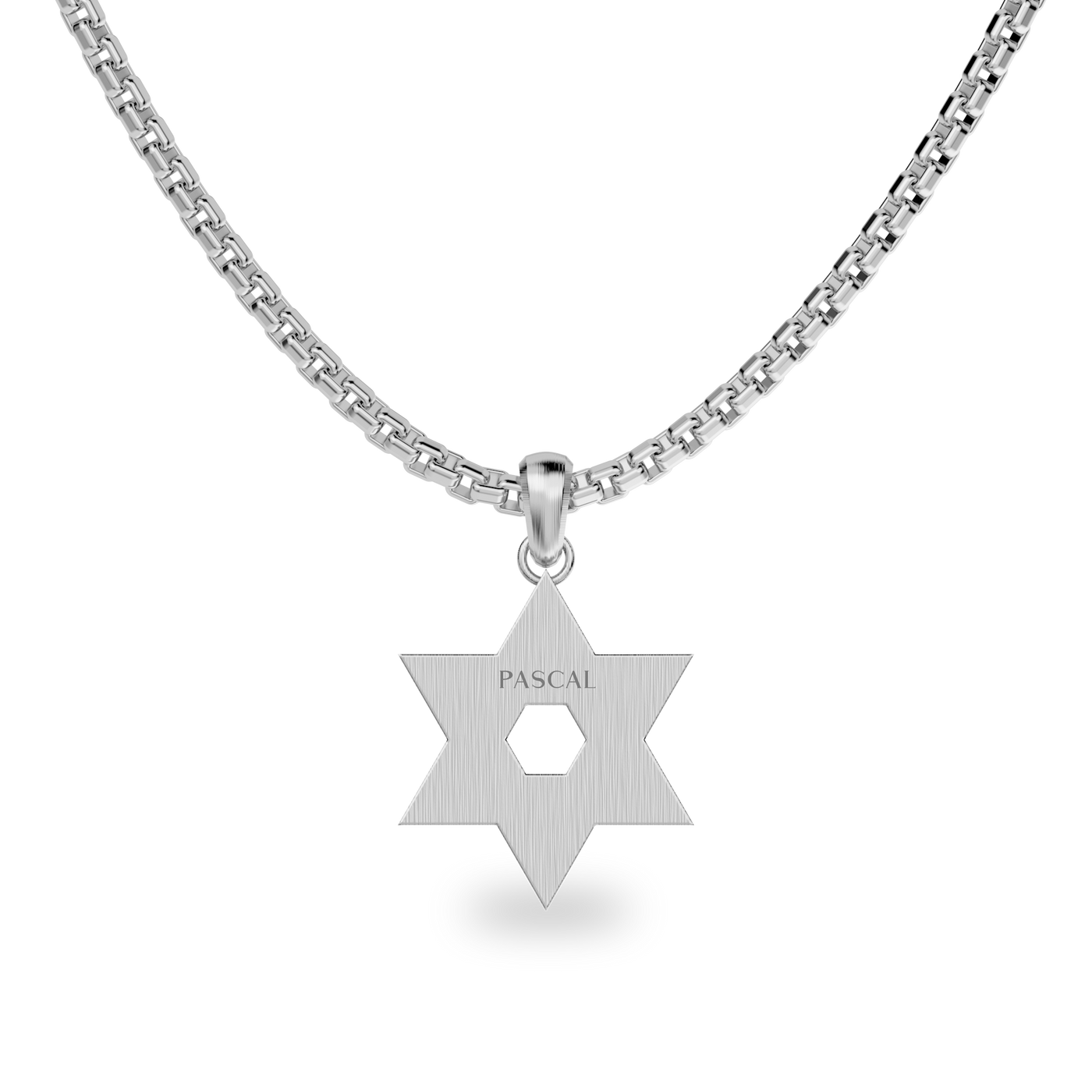 Ciondolo Stella di David, Diamante Bianco