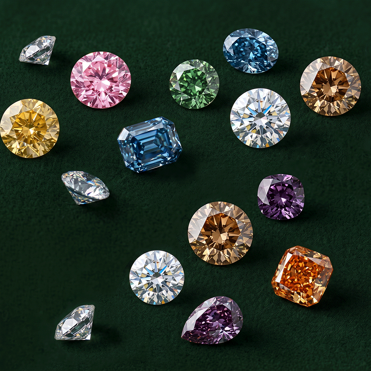 Colored Lab Grown Diamonds Guide | PASCAL