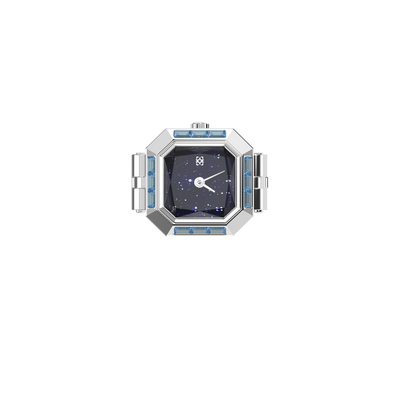 Sofia Prism Cocktail Watch Ring