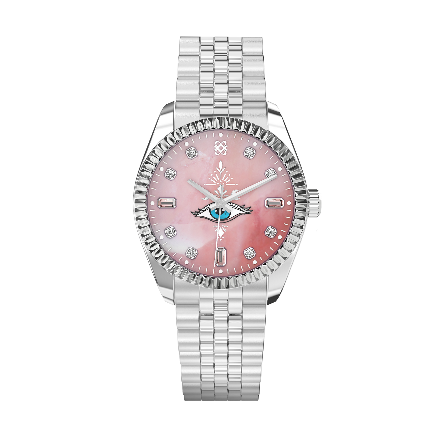 Relógio Diamante Luxe Bezel