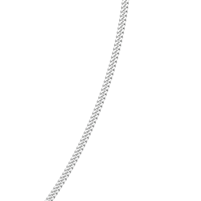 Diamond Cut Curb Chain, 2mm