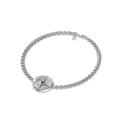 Pulsera Brújula, Diamante Negro