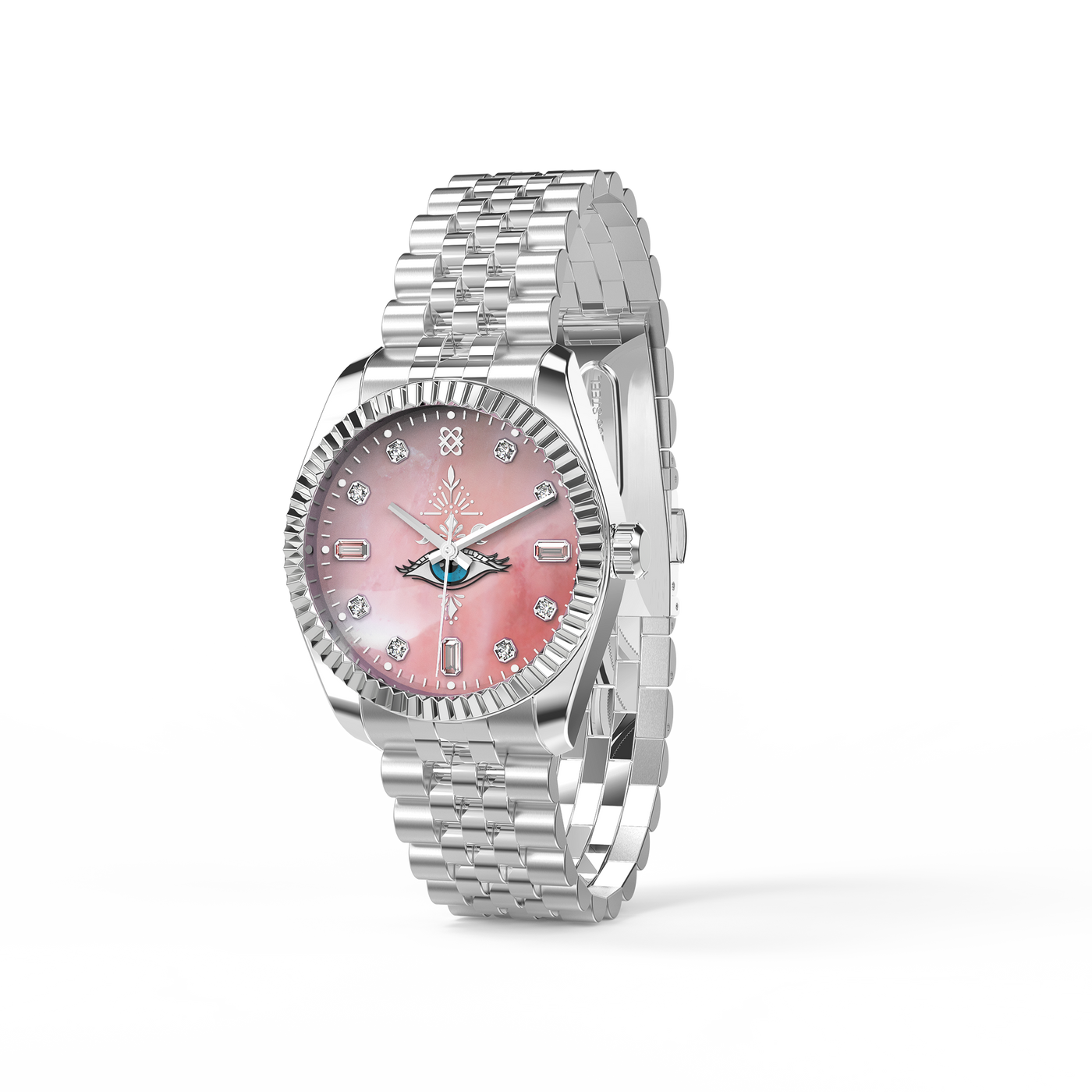 Relógio Diamante Luxe Bezel