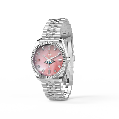 Relógio Diamante Luxe Bezel