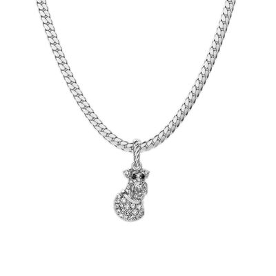 'Airedale Terrier' Bust Diamond Pendant