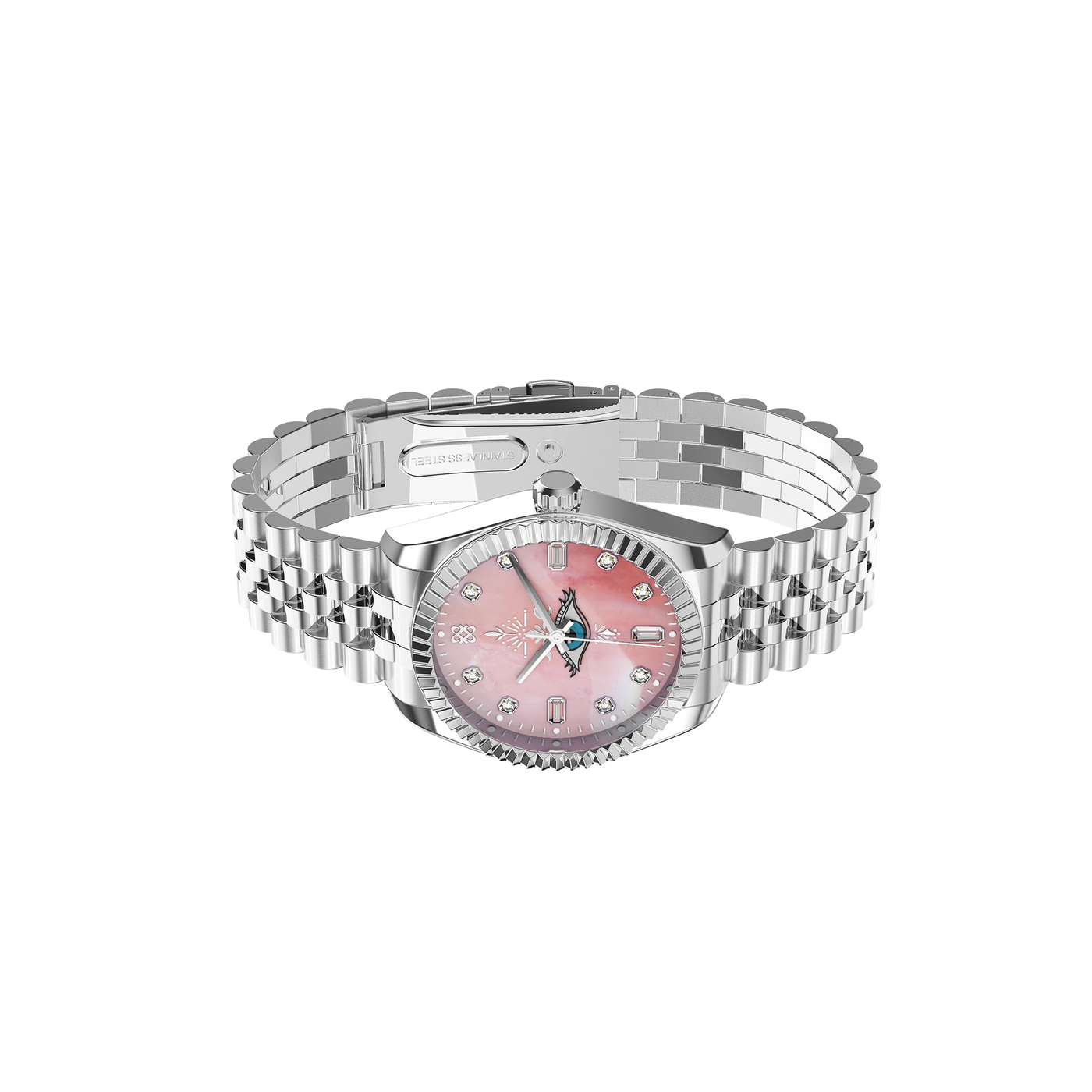 Relógio Diamante Luxe Bezel