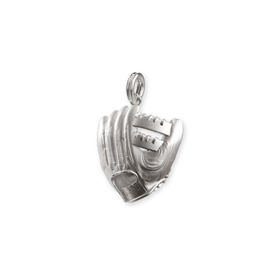 Pendente "The Baseball" Bola e Luva, Diamante Branco