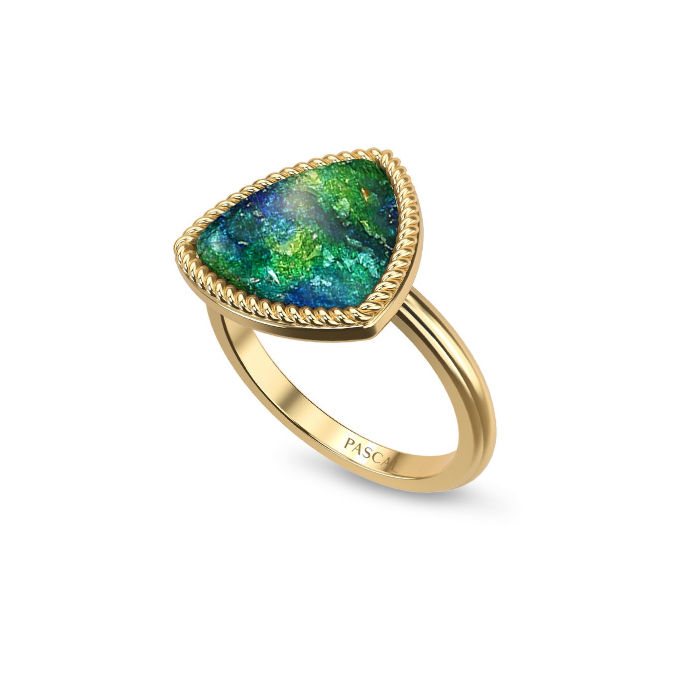 'Universe' Enamel Rope Ring, Shield