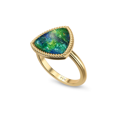 'Universe' Enamel Rope Ring, Shield