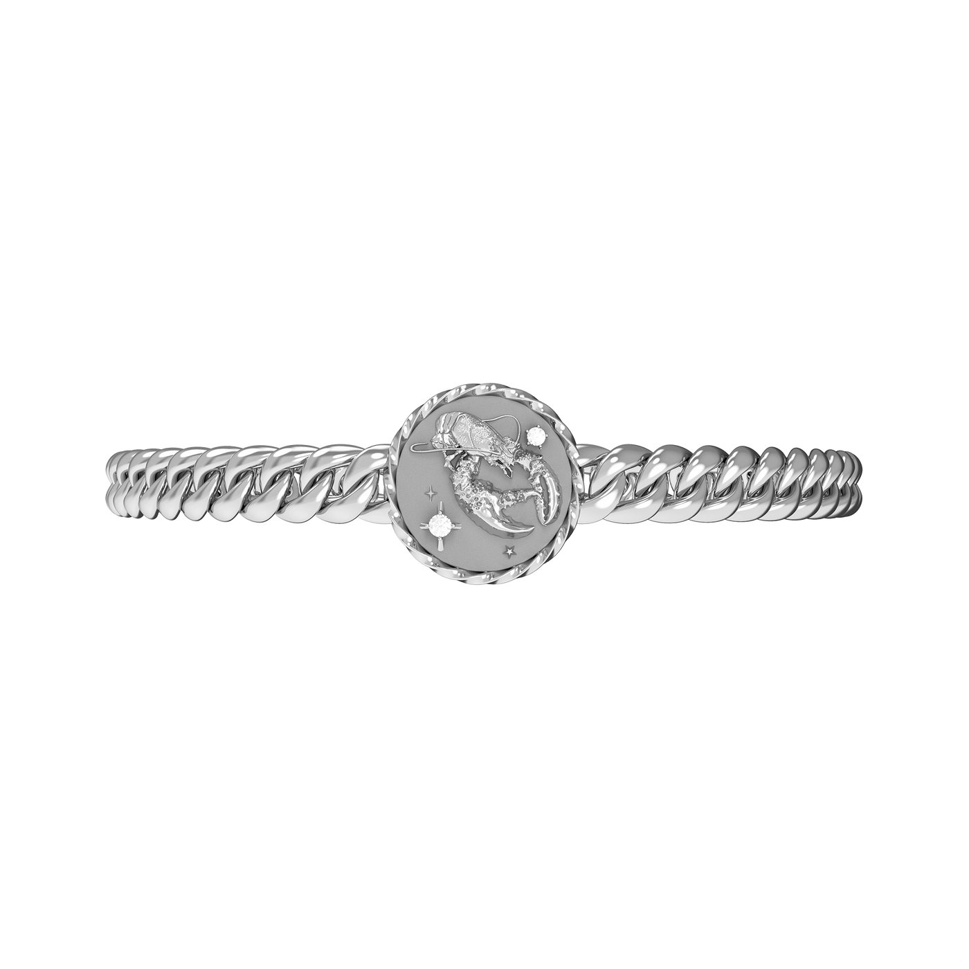 Cancer Amulet Cuban Bracelet