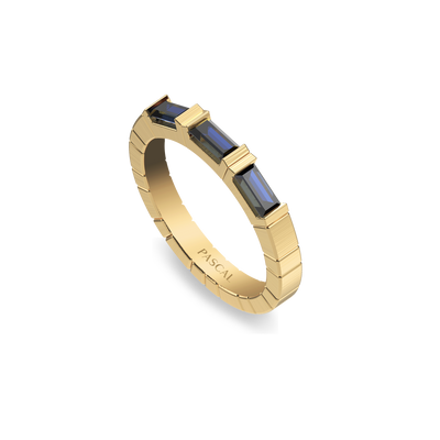 'Eternity' Baguette Gemstone Band Ring