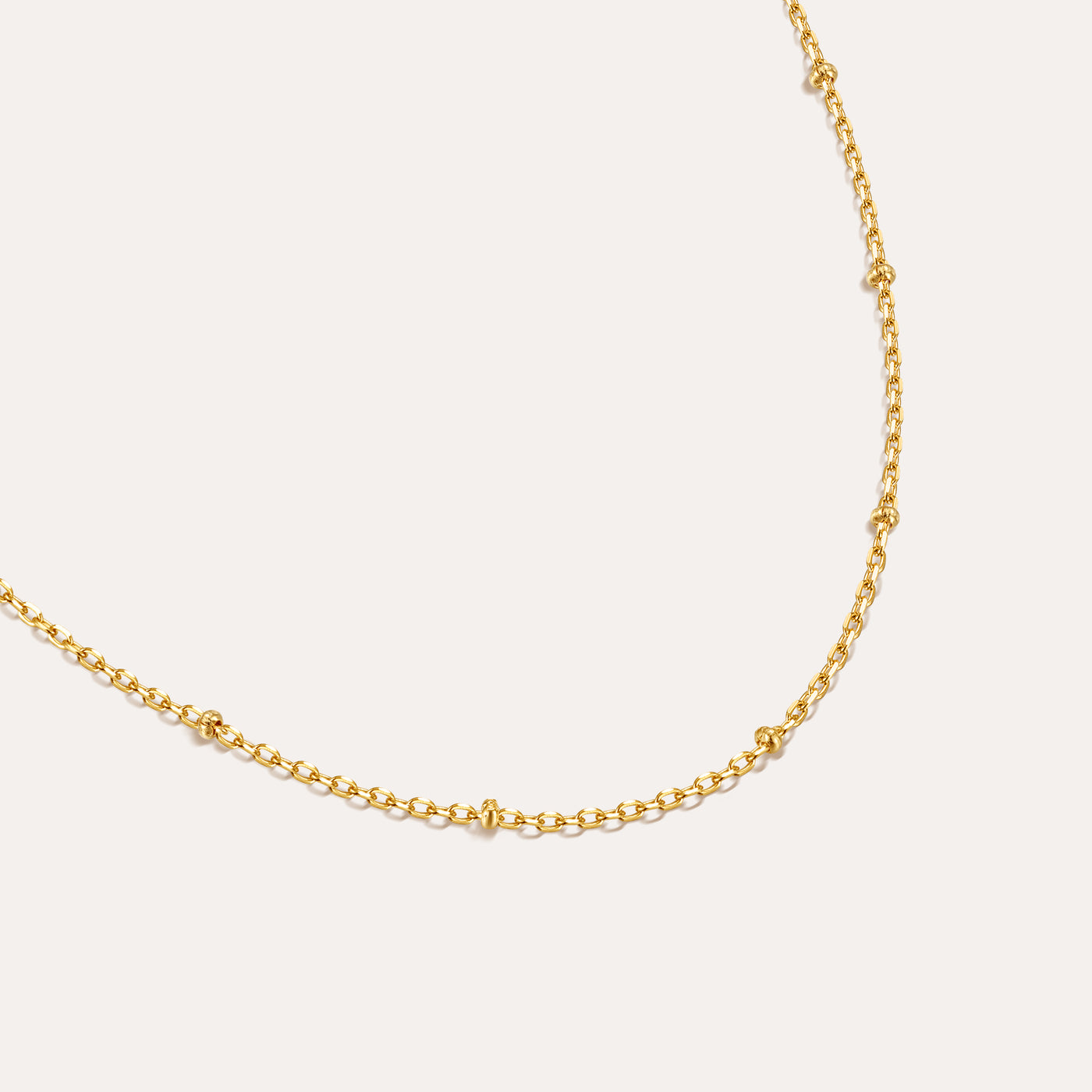 Bead Clavicle Chain, 1.5mm