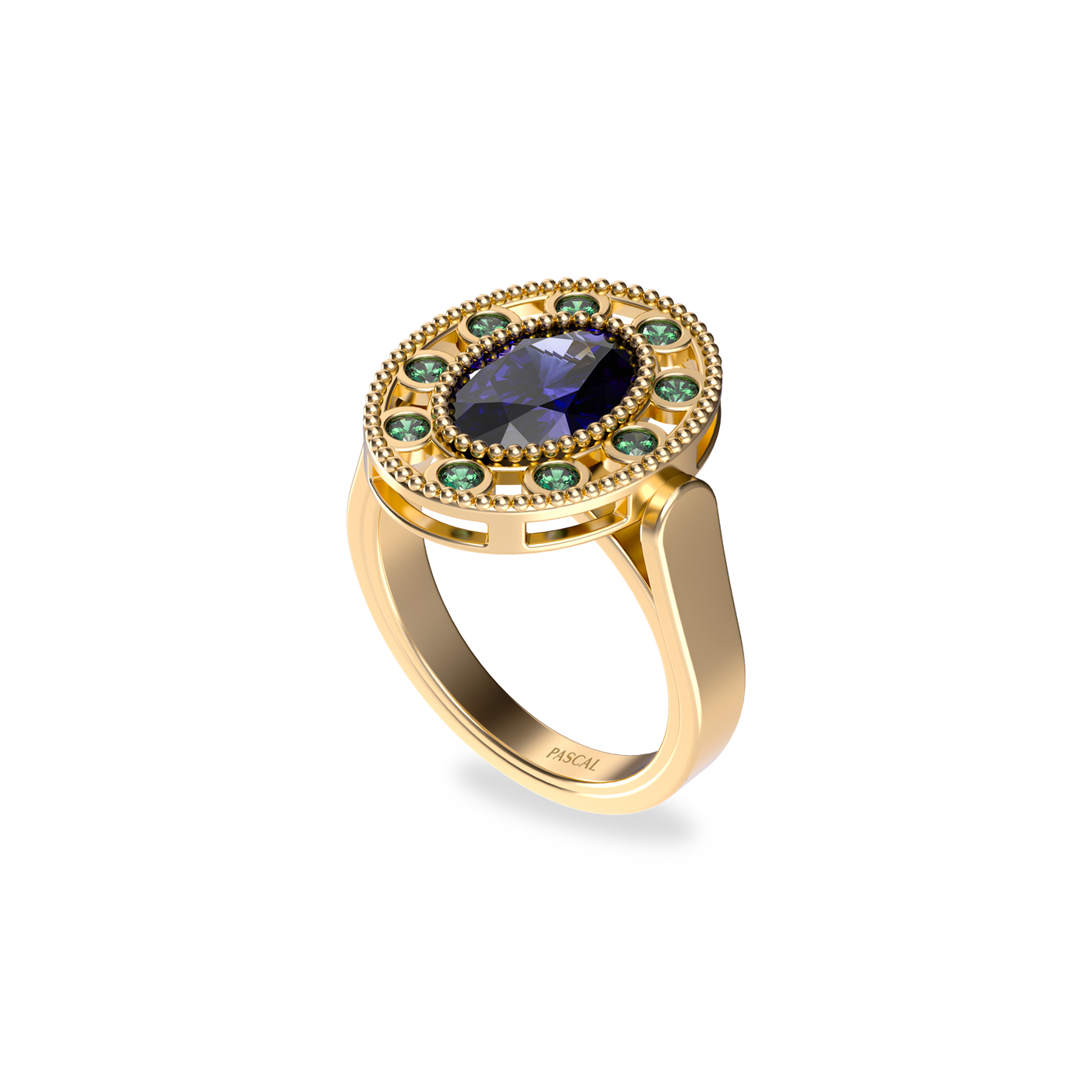 'PASCAL x Dess Dior' Gemstone Cocktail Ring