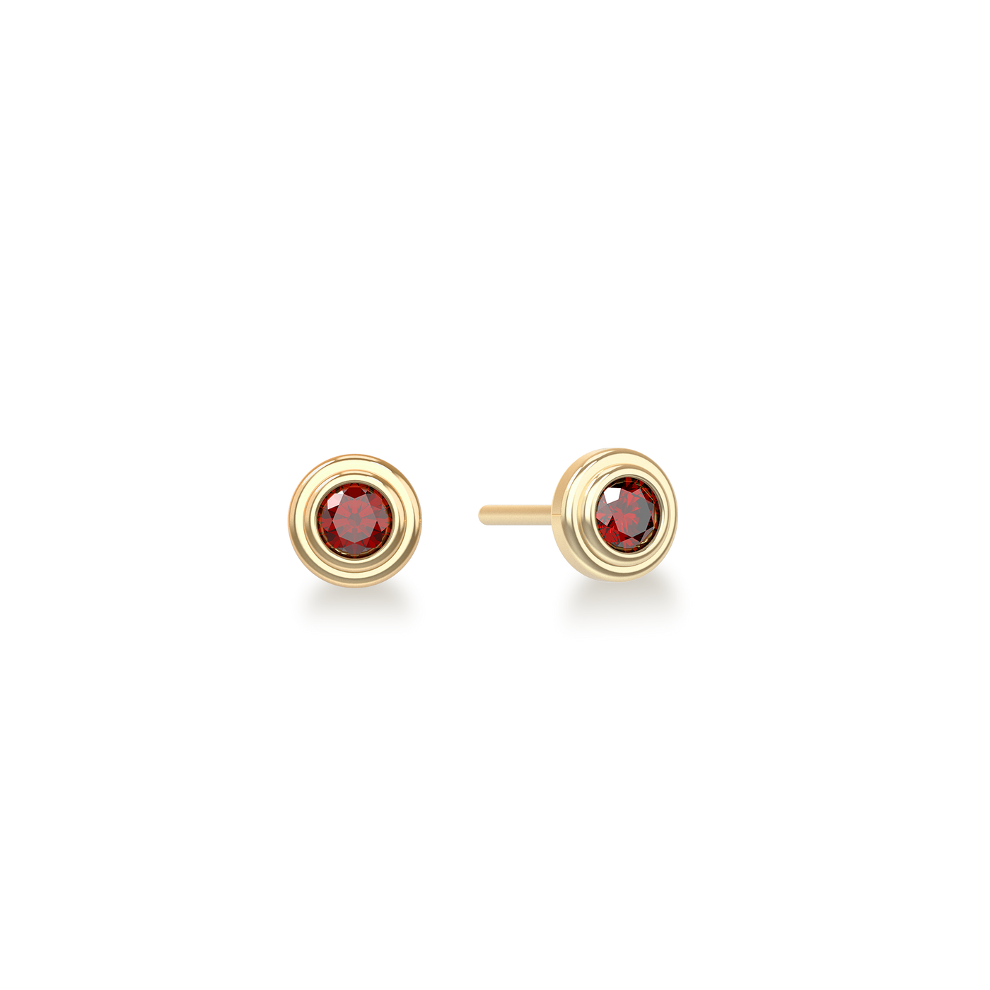 Minimalist Gemstone Earrings
