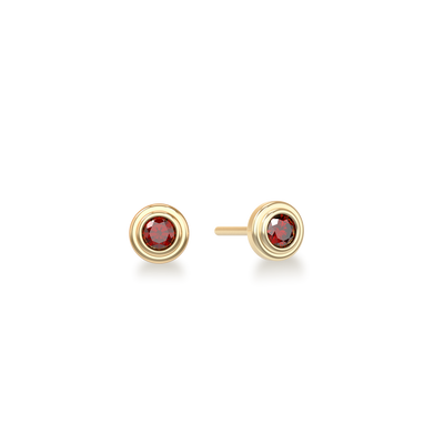 Minimalist Gemstone Earrings