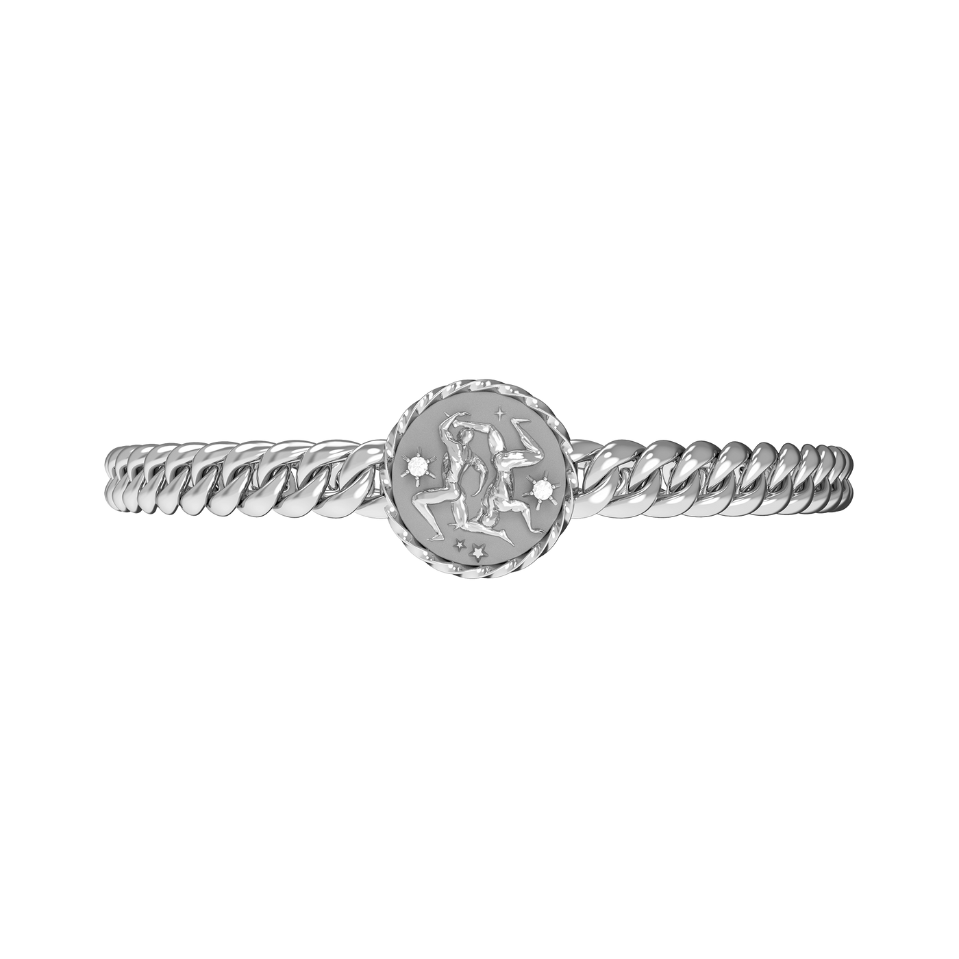 Gemini Amulett kubanisches Armband