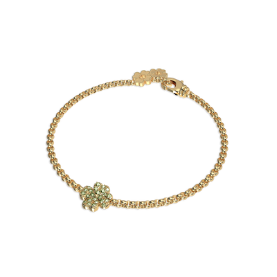 'Lucky Clover' Fancy Diamond Bracelet, 3 motifs