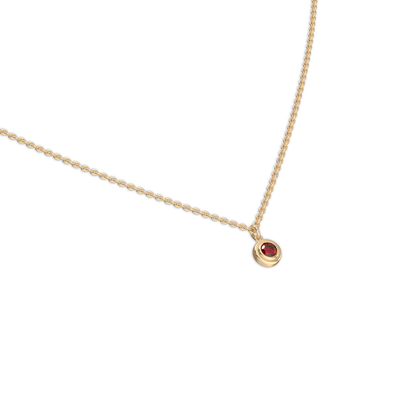 Minimalist Gemstone Necklace
