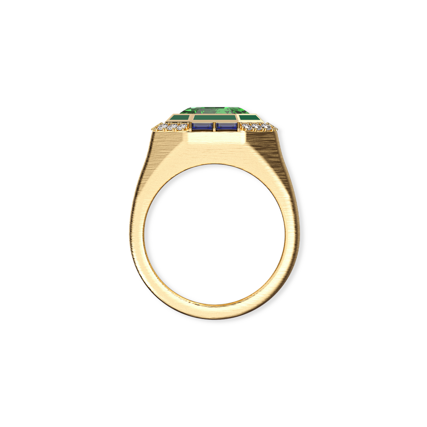 Lavish Gemstone Diamond Cocktail Ring