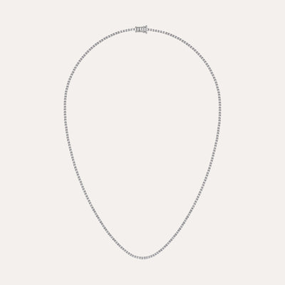Classic Diamond Tennis Necklace, 1.5mm