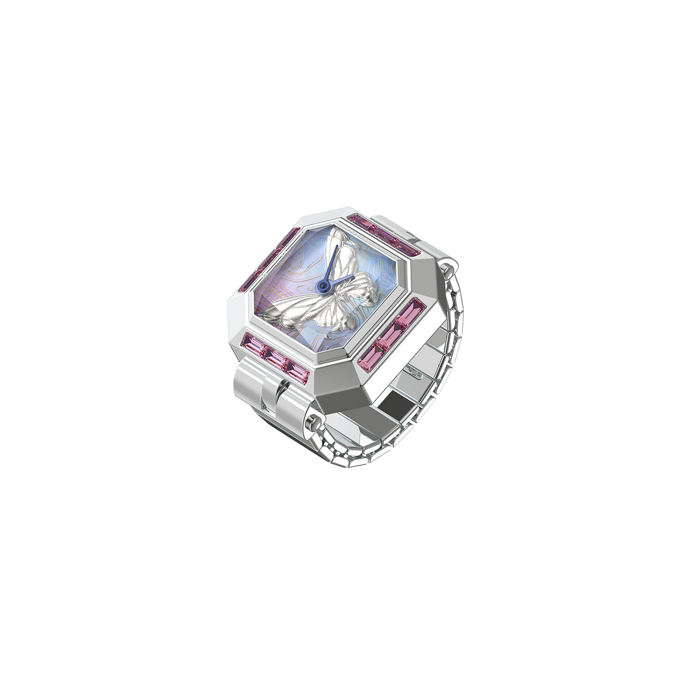 Sofia Prism Cocktail Watch Ring