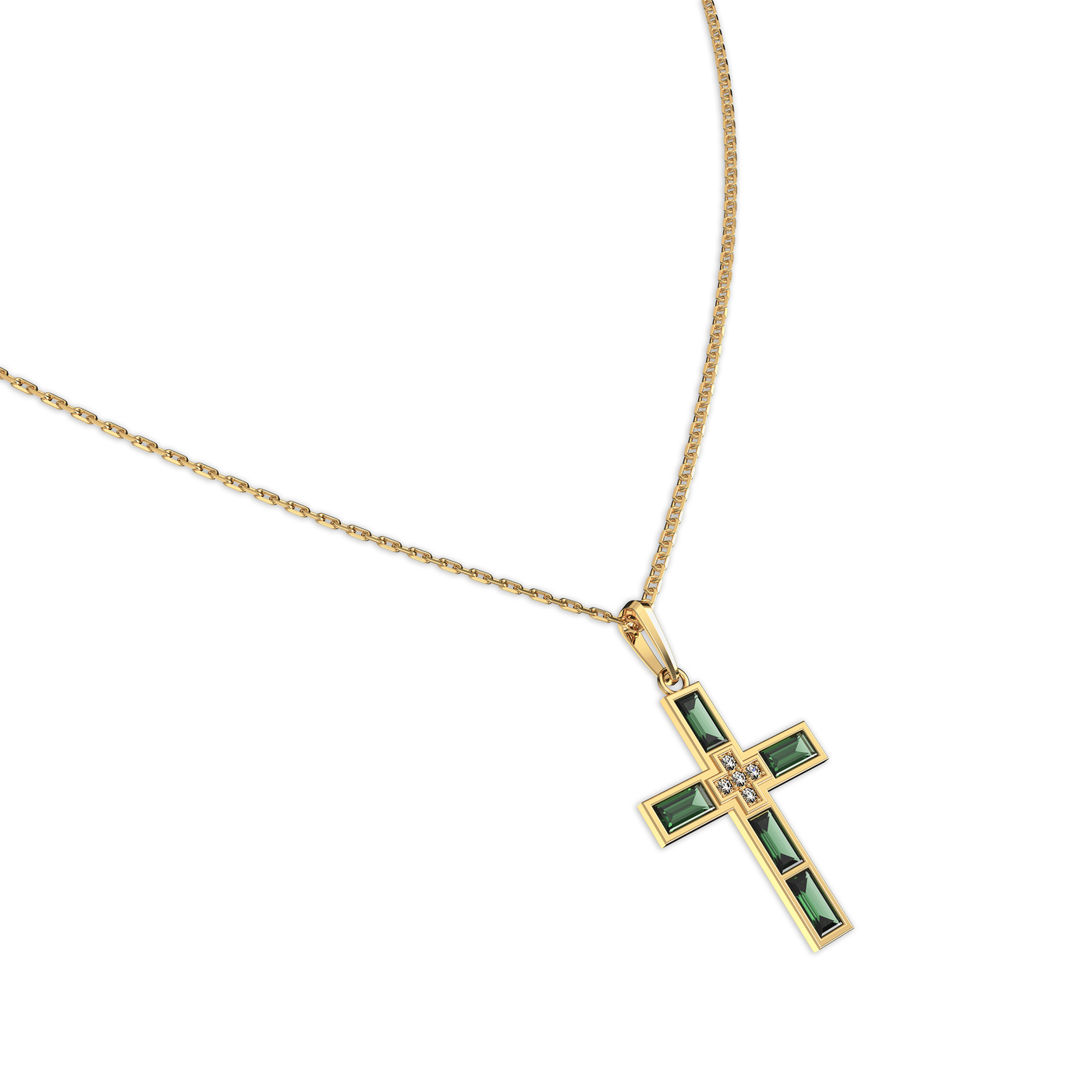 Pendentif Croix Diamant Luminaire 