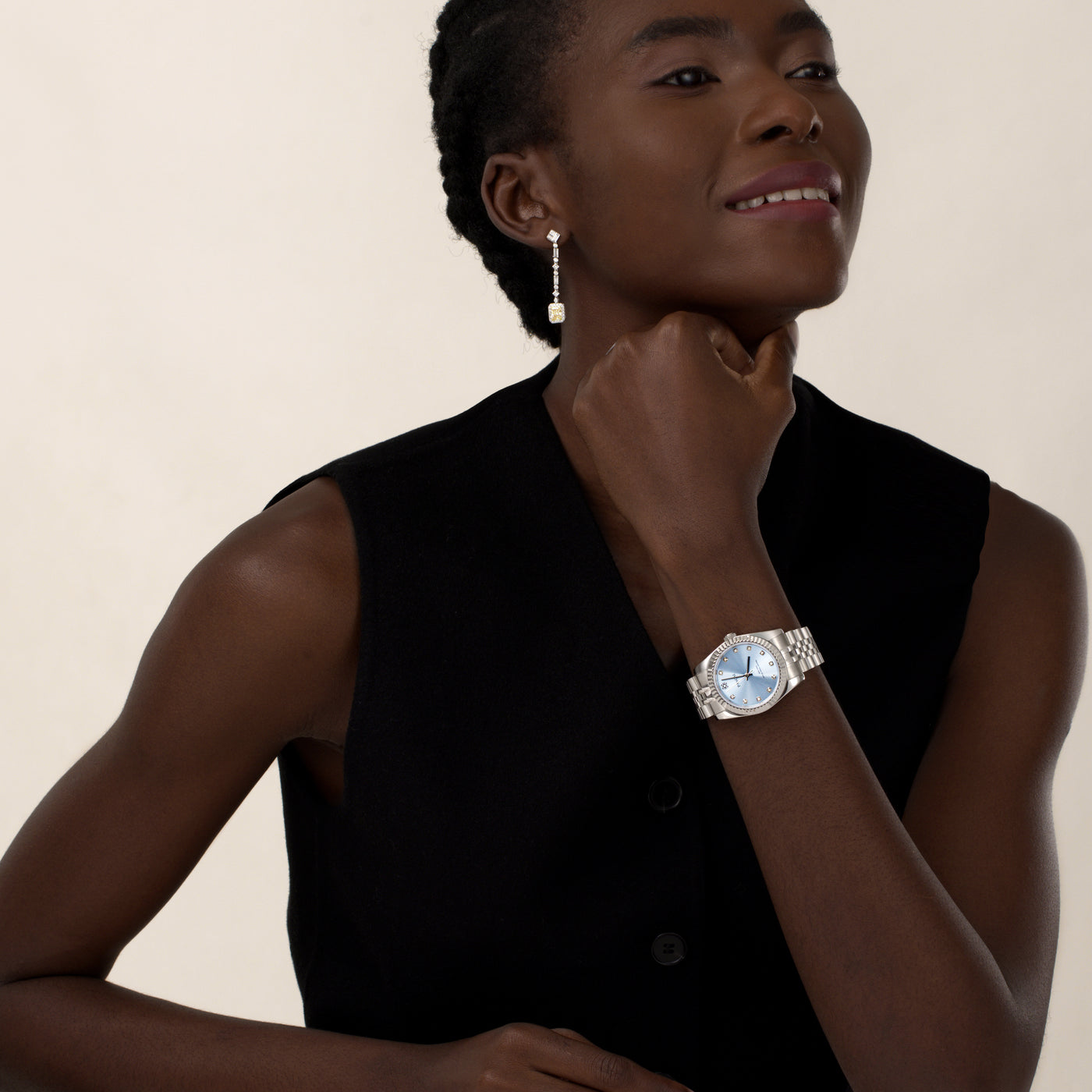 Pascal Watch Square PASCAL | TIMELESS CLASSIC DIAMOND WATCH