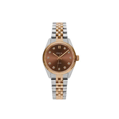 Timeless Classic Diamond Watch in Cocoa - PASCAL#dial-size_31-mm