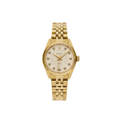 Timeless Classic Diamond Watch in Oat Milk - PASCAL#dial-size_31-mm